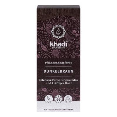 KHADI  Herbal Dark Chestnut Ammonia Free Eco Marron fonc&eacute;