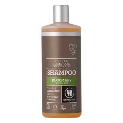 URTEKRAM ECOCERT Shampooing au Romarin Cheveux Fins, Biologique - 500ml