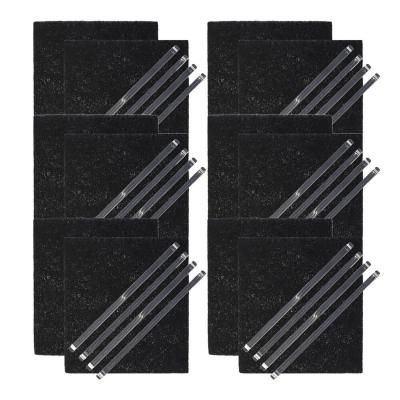 DE DIETRICH Lot de 2 filtres charbon (23,5x21cm) pour Hotte BRANDT, ,