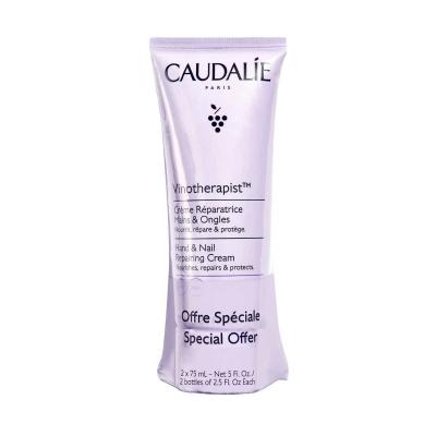 CAUDALIE  Vinotherapist - Cr&egrave;me R&eacute;paratrices Mains et Ongles 2x75ml