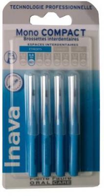 INAVA  ' Mono Compact Bleu Brossette Interdentaire Espaces Etroits 1,9mm