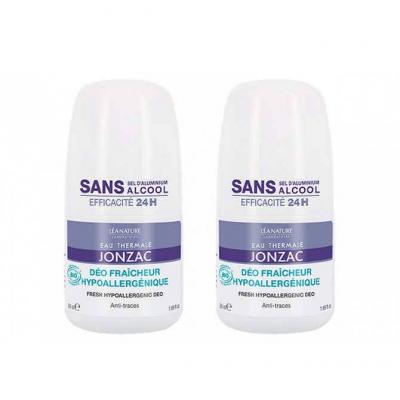 EAU THERMALE JONZAC Eau de Jonzac D&eacute;o Soin Hypoallerg&eacute;nique Lot de 2 x 50 ml