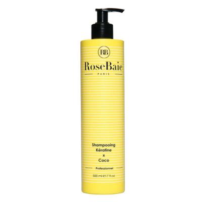 ROSE BAIE Rosebaie COCO - Shampoing &agrave; La K&eacute;ratine Professionnel, 500ml