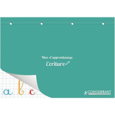  Conqu&eacute;rant Bloc D'apprentissage D&eacute;tachables/Perfor&eacute;es A4 160 Pages