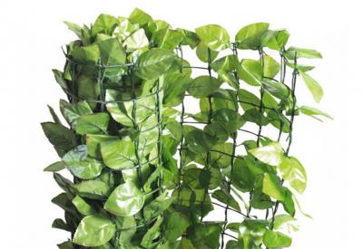 Haie artificielle Feuilles de rosier 3 m - 1 rouleau 3 x 1 m -