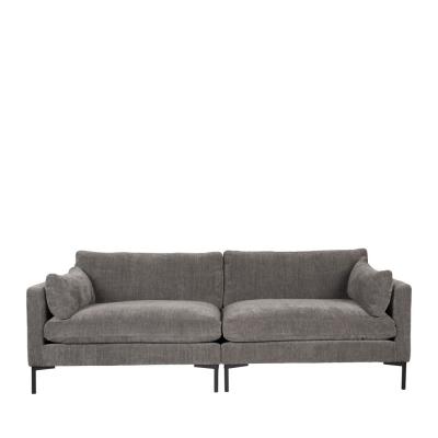 ZUIVER Canap&eacute; 3 places en tissu - Summer - Couleur - Gris 