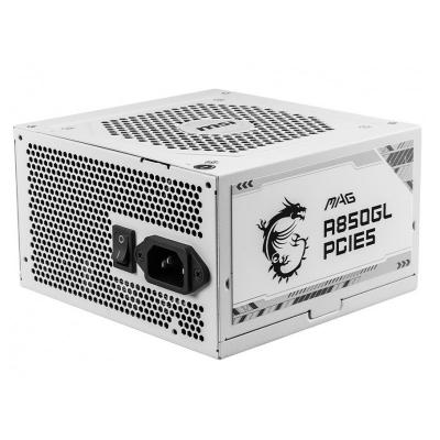 MSI MAG A850GL PCIE5 WHITE - Bloc d'alimentation interne - 850W - Neuf
