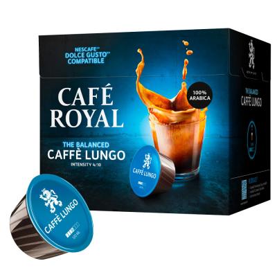 CAFE ROYAL Caff&egrave; Lungo - Caf&eacute; Royal - 16 capsules pour Dolce Gusto