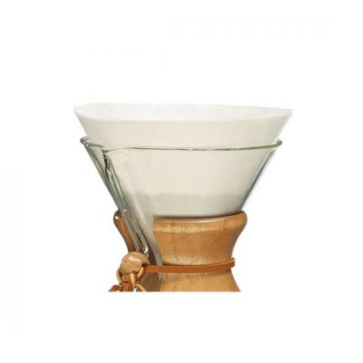  Chemex Lot de 100 filtres &agrave; caf&eacute; coll&eacute;s