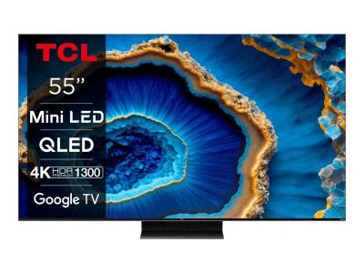 TCL T&eacute;l&eacute;viseur 4K MINI QLED  55C803 - 144HZ NATIF GOOGLE TV 