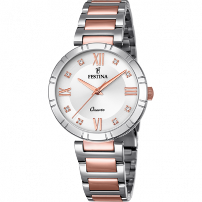 FESTINA  Quartz Montre avec Bracelet en Acier Inoxydable F16937/D
