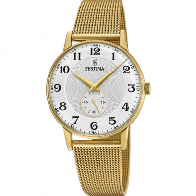 FESTINA Montre  F20569/1 Argent&eacute;, Bracelet En Acier, Homme