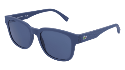 LACOSTE Lunettes de soleil  L982s col. 401 Hommes Carr&eacute; Bleu opaque