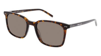 TOMMY HILFIGER Lunettes de soleil  Th 1938/s col. 086/ir Hommes Carr&eacute; Havana