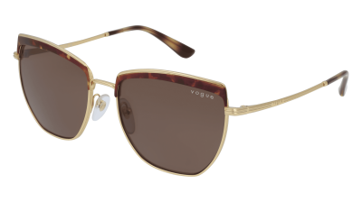 VOGUE Lunettes de soleil  Vo4234s col. 507873 Femme Carr&eacute; Havana