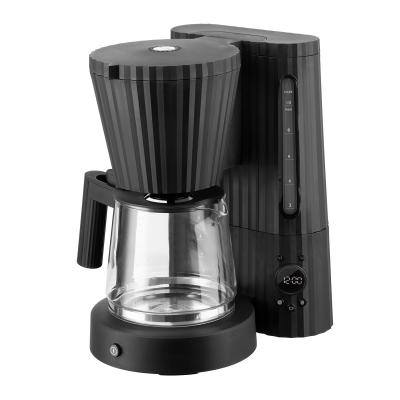 ALESSI  - Pliss&eacute; Machine &agrave; caf&eacute; filtre, noir