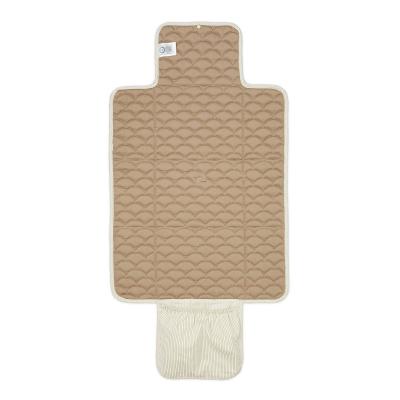 CAM CAM COPENHAGEN  - Matelas &agrave; langer matelass&eacute;, classic stripes camel