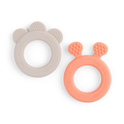 DONE BY DEER  Deer Friends Teether 2 Pack Clair 0 Months