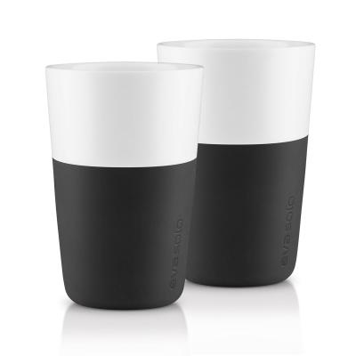 EVA SOLO  - Caff&eacute; Mug &agrave; latte (set de 2), noir