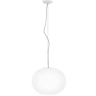 FLOS Suspension design en verre opalin 27 x 33 cm Glo-Ball - 