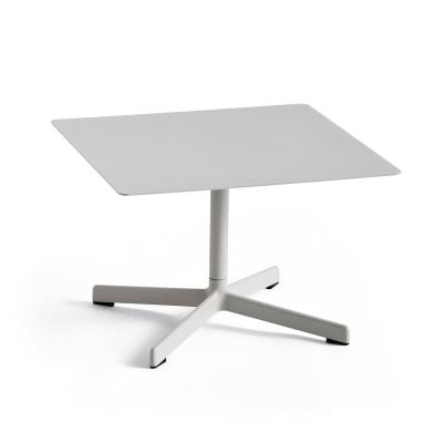 Table basse carr&eacute;e en acier gris clair 60 x 40 cm Neu - Hay