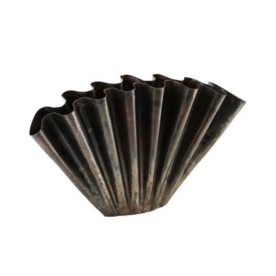 HOUSE DOCTOR  - Vase flood, marron antique