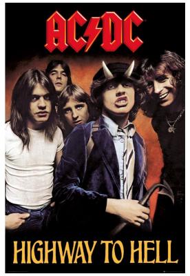 AC DC GB eye - AC/DC Poster Highway to Hell (91,5 x 61 cm)