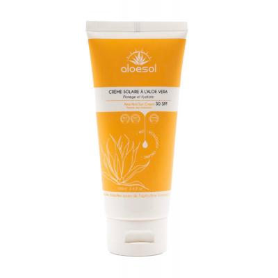 ALOESOL Cr&egrave;me Solaire &agrave; l'Aloe Vera Bio -  - 100ml