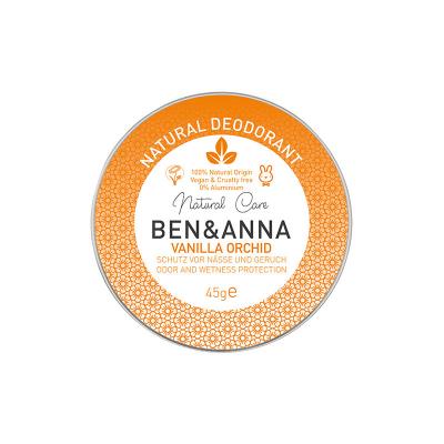 BEN & ANNA BEN & ANNA D&eacute;odorant Naturel Vanilla Orchid Bo&icirc;te M&eacute;tal 45g