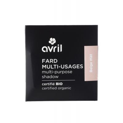 AVRIL  - Fard &agrave; paupi&egrave;res Beige mat Certifi&eacute; bio 2.5 g