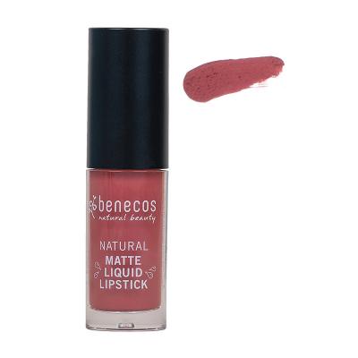 NAETURA Benecos Rouge &agrave; l&egrave;vres liquide Matte Rosewood Romance 5Ml