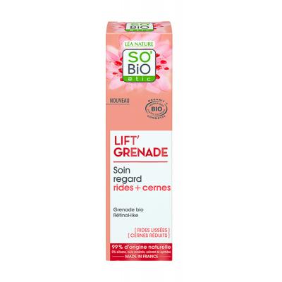 LEA NATURE SO BIO ETIC Soin Regard Bio Rides & Cernes - Lift'Grenade - SO'BiO &eacute;tic