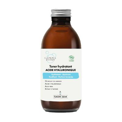 CLEMENCE & VIVIEN Toner Hydratant Bio &agrave; l'Acide Hyaluronique - Cl&eacute;mence & Vivien