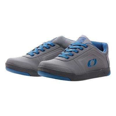 Paire de chaussures vtt o neal pinned pro flat pedal v 22 gris bleu
