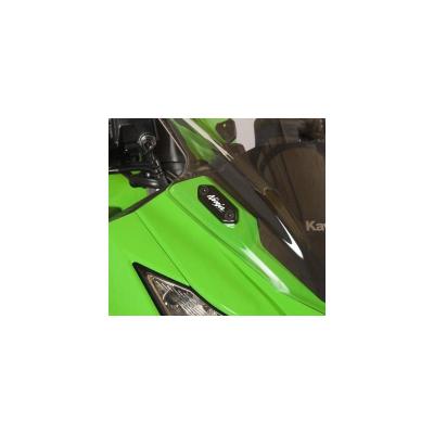 R&G Caches orifices r&eacute;troviseurs  Racing noir Kawasaki ZX-6R 12-17