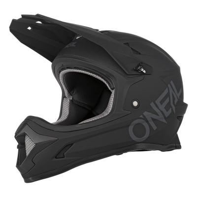 O NEAL O'Neal Sonus Full Face Helmet SS23 - Solid Black} - S}, Solid Black}