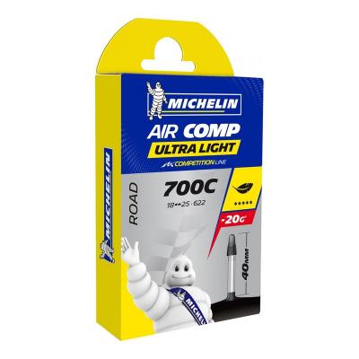 MICHELIN Chambre &agrave; Air v&eacute;lo  Air Comp UltraLight A1 700 x 18/25C Pres