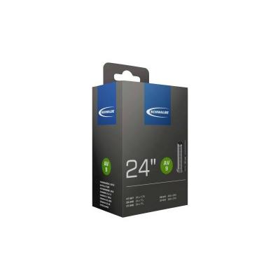 SCHWALBE  600 A 24 X 1 3/8 Schrader Inner Tube Noir 24&acute;&acute; / 1.125-1.75