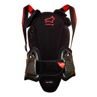 ALPINESTARS  Dorsale  Nucleon KR-3 - Noir fum&eacute; et Rouge XL