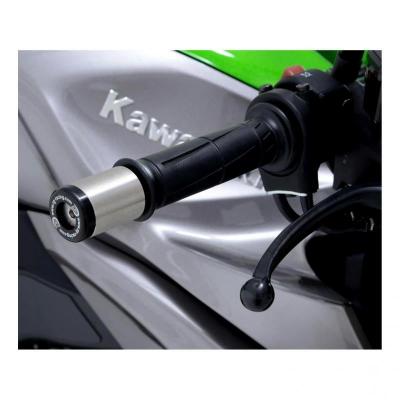 R&G RACING Embouts de guidon  noir Kawasaki Z 1000 10-18