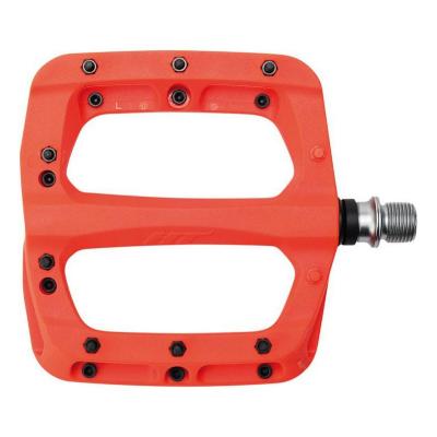 HT COMPONENTS HT PA03A P&eacute;dales Plates Nylon renforc&eacute; Mixte Adulte, Neon Orange