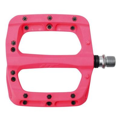 HT COMPONENTS Paire de pedales nylon  pa03a rose fluo