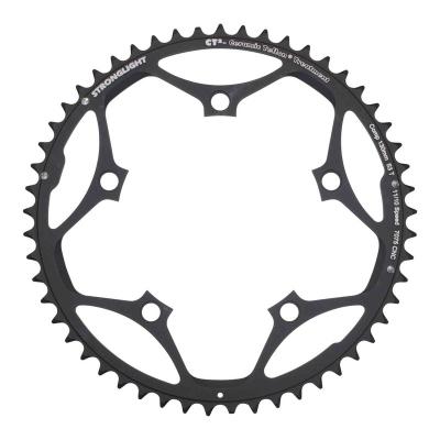 STRONGLIGHT Plateau v&eacute;lo de route  CT2 2/3x10-11v ext&eacute;rieur (53 dents
