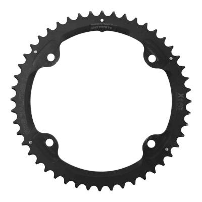 SPECIALITES TA Plateau v&eacute;lo de route Ta 2x11v (48 dents) ext&eacute;rieur noir Diam 145mm