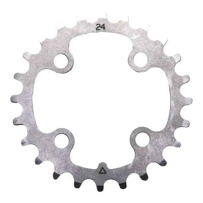 STRONGLIGHT Plateau VTT 3 plateaux, int&eacute;rieur (24 dents) argent en acier Diam 64
