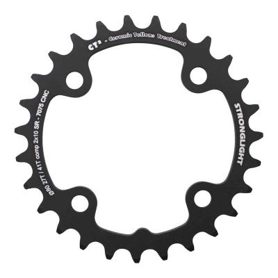 STRONGLIGHT Plateau VTT  CT2 2x10v int&eacute;rieur (27 &agrave; 30 dents) noir Dia