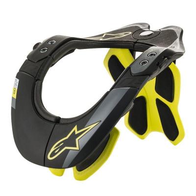 ALPINESTARS  BNS Tech-2 Protecteur de cou Noir Jaune taille : L XL