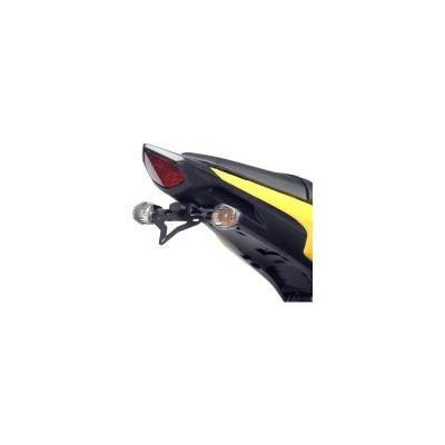 R&G Support de plaque d&acute;immatriculation  Racing noir Kawasaki ER-6 07