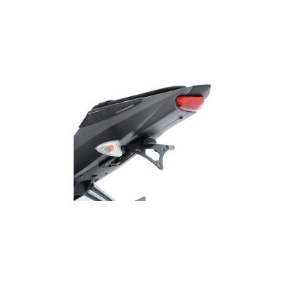 R&G Support de plaque d&acute;immatriculation  Racing noir Kawasaki ER-6 12