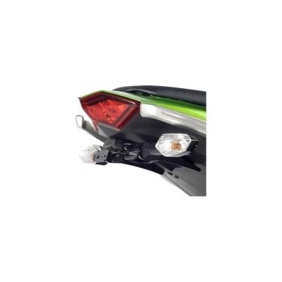 R&G RACING Support de plaque d&acute;immatriculation  noir Kawsasaki Z 1000